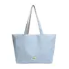 2026 Bolso Tote de Lona Doble Cara Nuevo, Gran Capacidad, Estilo Fresco Inspirado en la Dopamina, Bolso Cruzado Casual Estilo Coreano