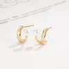 Pendientes de Nácar y Perla de Diseño Exclusivo de Gama Alta para Mujer, Elegantes Pendientes de Doble Capa, Accesorios para Orejas Retro, Nuevo Estilo de Moda 2022