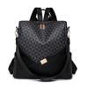 Mochila Feminina 2024 Nova Grande Capacidade Velha Flor Moda All-match Bolsa Feminina Leve Casual Bolsa de Viagem
