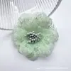 Flores de Tela Tridimensionales Caladas de Encaje de 5.5cm Flores para Manualidades Decoraciones para Zapatos Pinzas para el Cabello Adornos de Flores para Faldas Venta al por Mayor