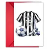 Novo Conjunto de Cartão de Cumprimentos e Envelope com Tema de Futebol Evento Exclusivo para Fãs Amazon Temu Cartão de Celebração