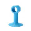 Tapón de Puerta Silencioso de Silicona, Tapón de Puerta sin Taladro, Tope de Goma para Puerta, Almohadilla Anticolisión para Manija Trasera de Puerta de Baño/Inodoro