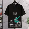 Camiseta de Manga Curta Tendência Jovem Marca 2026 Casual Bonita Roupas de Verão para Meninos Nova Camiseta de Manga Curta de Verão para Homens
