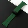 Adecuado para Correa de Apple Watch S11, Correa de Ultra Watch, Correa de Silicona Plegable Magnética de Silicona para Apple S10