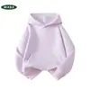 Sudadera infantil de cuello redondo estilo primavera y otoño manga larga peso pesado uniforme de clase de jardín de infantes camisa publicitaria estampado gráfico estampado de texto añadir bordado de logotipo