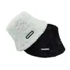 Sombrero para Mujer Otoño e Invierno Nuevo Invierno Felpa Sombrero de Pescador Cubeta Mostrando Cara Pequeño Retro Combinable Cálido Sombrero de Lana Moderno