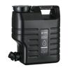 Cubo de Agua Exterior de PE de 12L con Grifo Almacenamiento de Agua Doméstico Agua Potable Plástico de Grado Alimenticio Cubo Vacío Camping en Coche