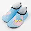 Zapatos de Playa para Niños Transfronterizos, Antideslizantes de Suela Blanda Estampados para Exteriores Acuáticos, Calcetines para Pisos de Deportes Interiores, Secado Rápido