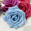 Cabeças de Flores de Rosa de Canto Revestidas Artificiais para Arranjos de Casamento, Flores Artificiais Feitas à Mão para Decoração de Casa, Atacado de Fabricantes, Decoração de Hotel