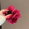 Coreia do Sul Ins Flor Rosa Tridimensional Presilha Grande Cara Presilha Francesa Tubarão Design Personalizado Grampo de Cabelo Elegante