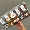 Calcetines de Algodón de Doble Aguja para Niños Otoño e Invierno Nuevo Estilo Tubo Medio-Alto Calcetines de Estudiante Estilo Coreano Cómodos Absorbentes de Sudor Fabricante Venta al por Mayor
