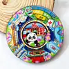 [Província de Sichuan] Lembranças Turísticas do Panda Gigante de Chengdu Montanha Emei Jiuzhaigou Ímãs de Geladeira Culturais e Criativos em Estoque