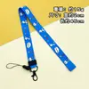Cordão Criativo de Desenho Animado Corda Longa para Pendurar no Pescoço Celular Multifuncional Anti-Perda Alça Larga Cordão de Pescoço em Estoque