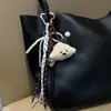 Serie de Muñecas de Dibujos Animados de Moda Personalizadas Cuerda Trenzada Colgante para Coche Nuevo Diseño Simple Joyería de Celebridad de Internet Colgantes para Bolsos