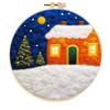 Ins Venta Caliente Halloween Fantasma Calabaza Decoración de Fieltro Colgante para Niños Dibujos Animados Poke Fieltro de Lana Agujado Bordado a Mano Poke