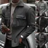 Nuevo Abrigo de Primavera y Otoño para Hombre Marca de Tendencia Transfronteriza Europea y Americana Moda Casual para Hombre Chaqueta Ajustada de Comercio Exterior Top