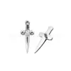 Brincos Espada de Zircônia em Liga de Titânio F136 Joias para Piercing de Titânio Unhas de Osso da Orelha Unhas da Concha Nasal Lip Nails Brincos