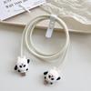 Nueva funda protectora para cable de datos con diseño de mordedura de dibujos animados para cable de carga Apple Huawei universal resistente a caídas