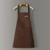 Delantales Personalizados para One Piece, Cocina del Hogar, de Aspecto Elegante, Overoles Impermeables y a Prueba de Aceite, Ropa de Trabajo, Delantales Resistentes a las Manchas para las Tareas del Hogar