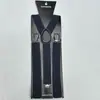 Tirantes de color liso para adultos de 2.5 cm en stock transfronterizos con tres pinzas, banda elástica extensible para pantalones