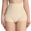Comércio Exterior Tamanho Europeu Brilhante Sexy Cintura Alta Controle da Barriga Levanta Bumbum Sem Costura Justo Modelador da Cintura Calcinha Modeladora Feminina Shorts de Segurança