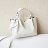Bolsa Feminina de Couro Genuíno Transfronteiriça Casual Tote Bag Feminina Grande Capacidade Versátil Couro Bovino de Primeira Camada Natural Alça de Mão Ombro Crossbody