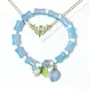 Pulsera Joyería Estilo Nacional, Pulsera Flor de Lirio del Valle Estilo Chino, Cuentas de Buda Tapa de Leche, Pulsera Flor Explosión, Cuentas Redondas de 10 mm, Pulsera de Perlas de Imitación