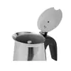 Cafetera de acero inoxidable transfronteriza Cafetera Moka Cafetera espresso europea Cafetera francesa en stock al por mayor