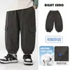Pantalones largos casuales para niños Rouou, estilo primavera y otoño, algodón puro, nueva ropa de otoño para niños, ropa infantil, conjunto de otoño para niños pequeños