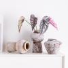 Shu Gate Viento Silencioso Cerámica Vintage Decorativo Jarrón de Flores Secas Sala de Estar Entrada Escritorio Adornos Arreglo Floral Maceta de Cerámica Sentido de Alta Gama