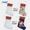 Impresión por transferencia térmica calcetines nuevos con lentejuelas accesorios para bolsa de regalo navideña actividad de joyería decoraciones de entrega