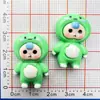 Muñeco de Animal de Dibujos Animados Accesorios de Resina para Tres Años DIY Hecho a Mano Imán para Refrigerador Pasador Llavero Colgante de Mochila Escolar de Moda