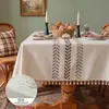 Mantelbordado estilo chino transfronterizo, antideslizante y resistente al desgaste, apto para todas las estaciones, exclusivamente para ventas transfronterizas, tela de lujo ligero de alta gama para mesas de café