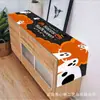 Toalha de Mesa Transfronteiriça Halloween High-End Estampada Restaurante Sala Banquete Decoração Banner Arranjo Pano Pendurado Personalizado Atacado