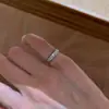 Anillo de Cola de Rombos Incrustado con Diamantes de Plata de Ley S925 para Mujer, Lujo Accesible Retro, Diseño de Nicho Estilo Mid-Century, Anillo Popular en Xiaohongshu