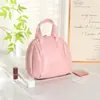 Bolso de mano con forma de concha, neceser de maquillaje hecho de cuero PU, impermeable, adecuado para viajes al aire libre, bolsa de almacenamiento de cosméticos de gran capacidad con separación de húmedo y seco