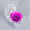 Caja de Regalo Flor Eterna Rosa Caja para Anillo Regalo de San Valentín Amazon Fabricante de Yunnan Venta al por Mayor