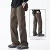 Pantalones de Trabajo Maillard para Hombre Primavera y Otoño Nuevos Estilo Americano Marca de Moda Rectos Casuales Pantalones Funcionales para Exteriores para Hombre