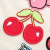 Les Bordado a Máquina Fruta Bordado Adhesivo Mini Pequeño Cereza Accesorios DIY Decoración de Ropa Parche Adhesivo Adhesivo de Tela
