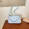 Linda bolsa de axila tipo macarrón, bolso cuadrado pequeño de moda y versátil con estampado de estrellas, bolso cruzado casual, bolso de hombro elegante