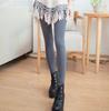 Nuevos pantalones de una pieza cepillados recortados, leggings de moda de otoño e invierno, pantimedias, ropa exterior, pantalones de mujer de talla grande, venta al por mayor