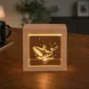 Ornamentos de Cristal para Mesa Novos Produtos Transfronteiriços Luminária Noturna Criativa de Cristal Lâmpada de Cabeceira Temporada de Volta às Aulas Presente de Dia Lembrancinhas