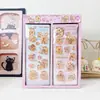 Nuevas Pegatinas de Pintura al Agua Vibratorias de Dibujos Animados Sanrio para Niños, Lindas Pegatinas de Agua 3D de Cristal, Pegatinas para Diario DIY