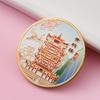 Moneda Conmemorativa de Metal Wenchuang Torre del Grulla Amarilla de Wuhan Atracciones Turísticas Moneda Conmemorativa Guochao Monumento de la Ciudad Moneda Conmemorativa de Aleación