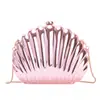 Bolso de Cadena de Concha Colorido de Moda Color Caramelo 2026 Nuevo Bolso de Noche para Mujer Bolso Cruzado de Hombro Único Bolso de Maquillaje