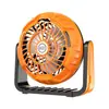 Lámpara ventilador de tienda de campaña para acampar al aire libre, ventilador pequeño colgable, recargable de gran capacidad, ajuste de velocidad continuo, lámpara ventilador portátil al por mayor