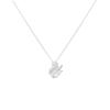 Collar de cisne pequeño totalmente de diamantes Cadena de clavícula elegante de lujo ligero para mujer Moda igual de TikTok collar versátil