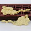Hongxing Joias DIY Cobre Cor Dourada 24K Conserva Cor 58*21*5mm Base Padrão Nuvem Jade Sintético Material Artesanal B1512