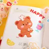 Adesivos de PVC transparentes de desenho animado para celulares, copos de água, caixas de armazenamento, adesivos à prova d'água, adesivos de cristal, adesivos ins de menina para atacado