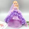 Vestido de novia de comercio exterior al por mayor 26cm llavero de muñeca confundida colgante de muñeca regalos para niños pequeños regalos